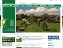 Tablet Screenshot of golf-passau.de